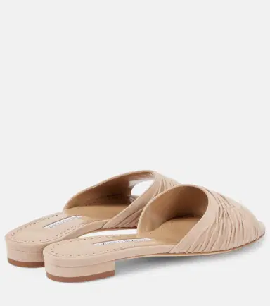 Manolo Blahnik Piruaflat 10 suede sandals | Thumbnail 4