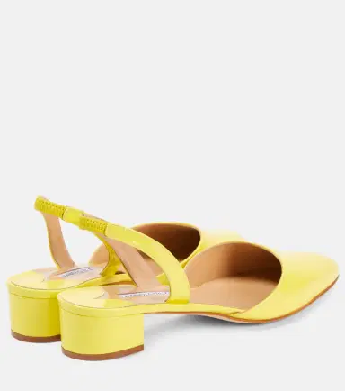 Manolo Blahnik Aspro 30 patent leather slingback pumps | Thumbnail 4 Manolo Blahnik Aspro 30 patent leather slingback pumps | Thumbnail 4