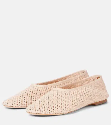 Staud Alba crochet ballet flats | Thumbnail 3 Staud Alba crochet ballet flats | Thumbnail 3