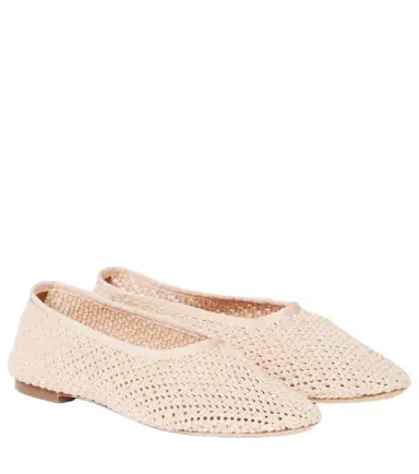 Staud Alba crochet ballet flats | Thumbnail 1 Staud Alba crochet ballet flats | Thumbnail 1