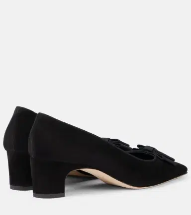 Manolo Blahnik Reador bow-detail suede pumps | Thumbnail 4 Manolo Blahnik Reador bow-detail suede pumps | Thumbnail 4