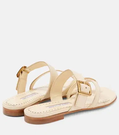 Manolo Blahnik Thalusa 10 leather sandals | Thumbnail 4