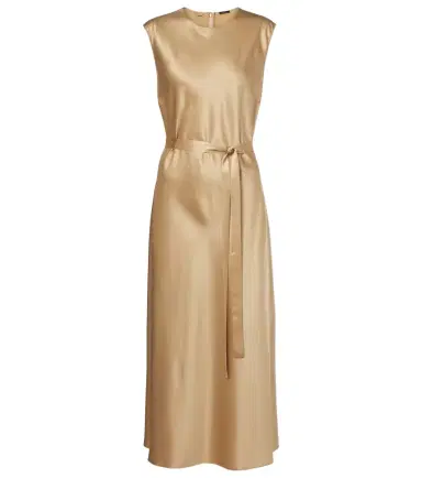 Joseph Garnier silk satin midi dress | Thumbnail 1