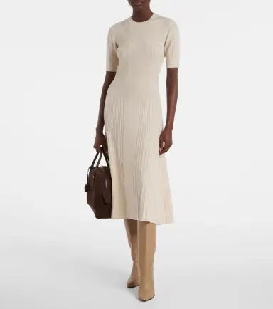 Joseph Ribbed-knit wool midi dress | Thumbnail 6