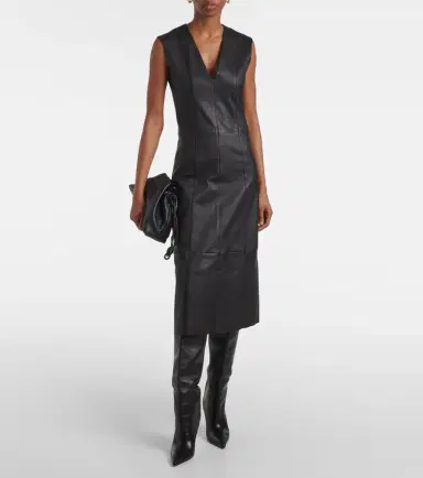 Joseph Kosma leather midi dress | Thumbnail 2