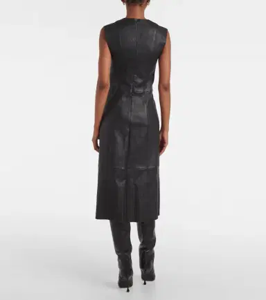 Joseph Kosma leather midi dress | Thumbnail 4