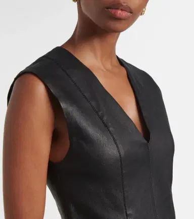 Joseph Kosma leather midi dress | Thumbnail 5