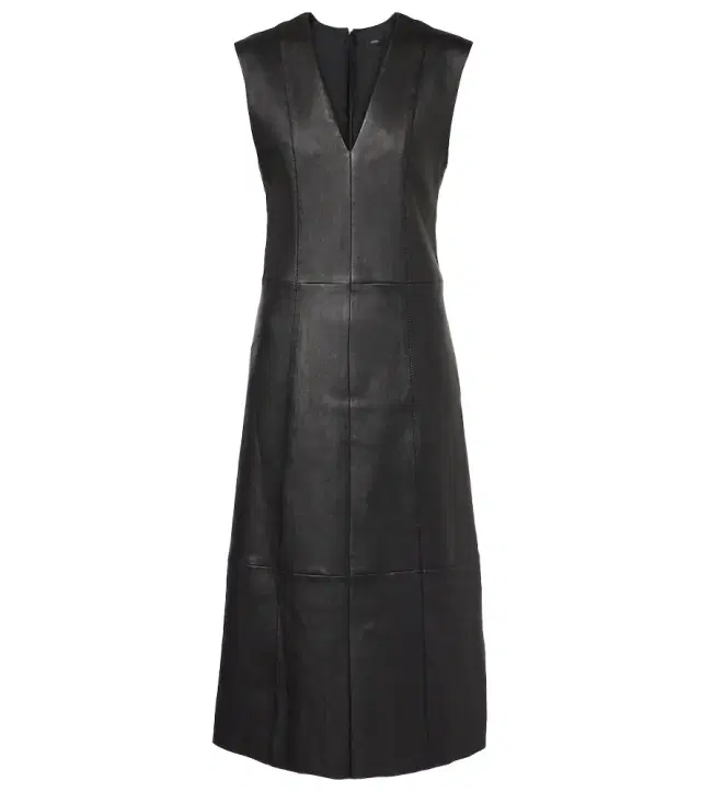 Joseph Kosma leather midi dress