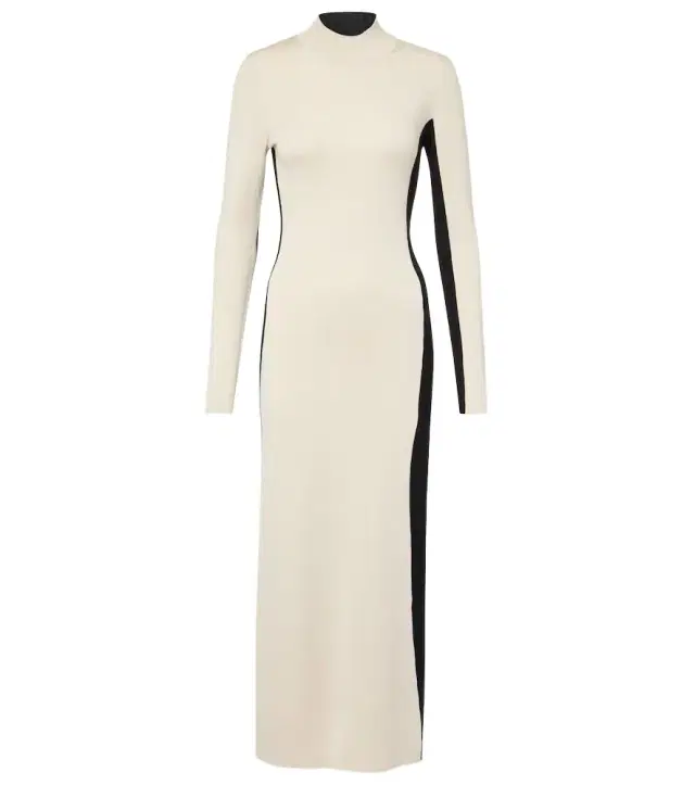 Joseph Knitted wool and silk maxi dress