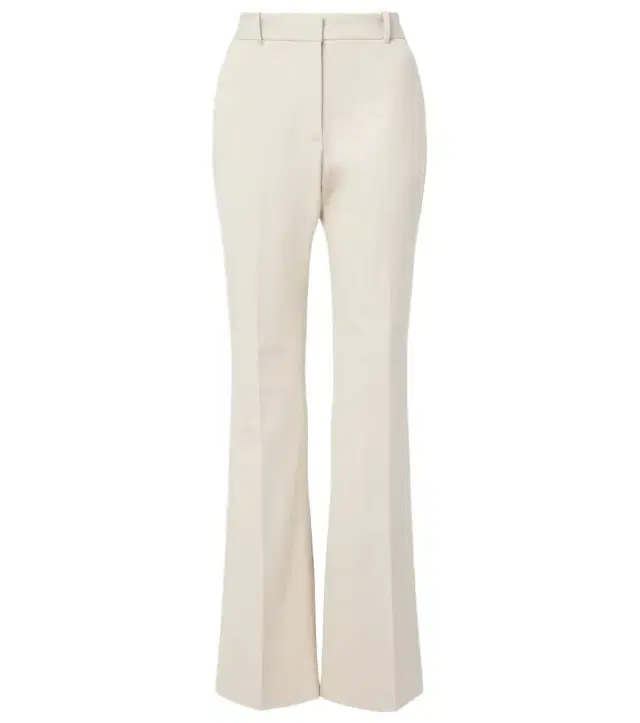 Joseph Tafira mid-rise gabardine flared pants