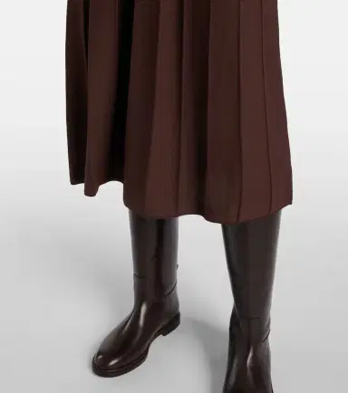 Joseph Pleated midi dress | Thumbnail 3