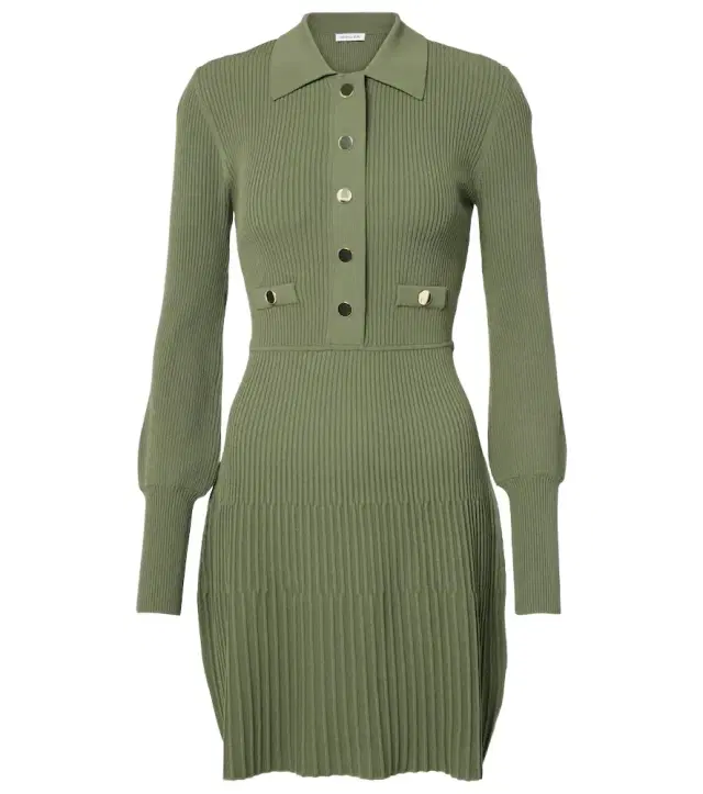 Veronica Beard Lauper ribbed-knit sweater dress
