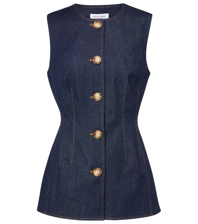 Veronica Beard Jessup cotton-blend vest