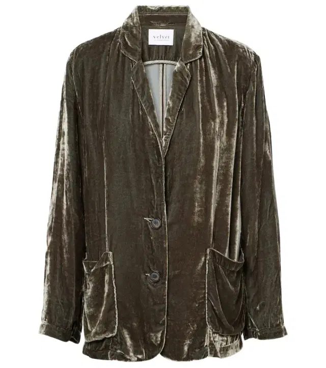 Velvet Kyla velvet blazer