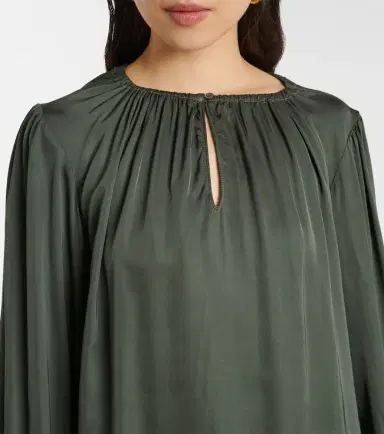 Velvet Riona satin blouse | Thumbnail 4