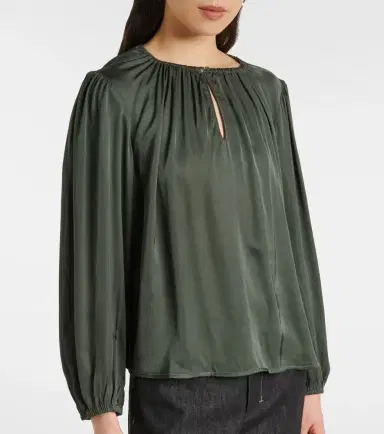Velvet Riona satin blouse | Thumbnail 5