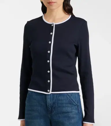 Veronica Beard Wilmer cotton-blend cardigan | Thumbnail 3
