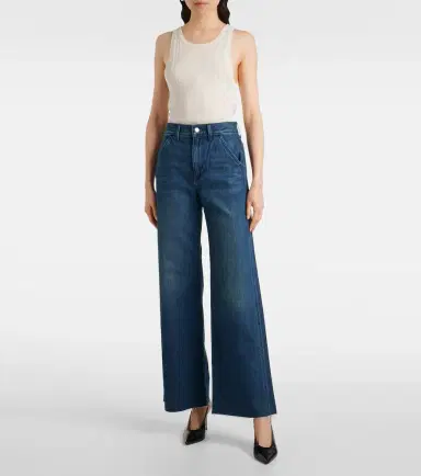 Veronica Beard Taylor wide-leg jeans | Thumbnail 3