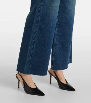 Veronica Beard Taylor wide-leg jeans | Thumbnail 4