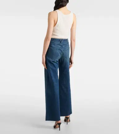 Veronica Beard Taylor wide-leg jeans | Thumbnail 6