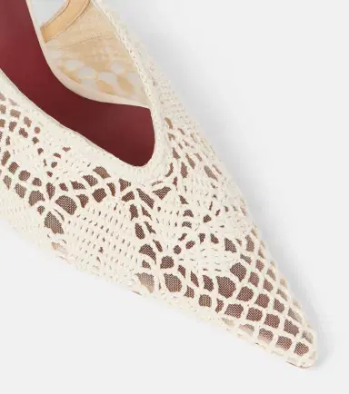 Magda Butrym 105 crochet slingback pumps | Thumbnail 2 Magda Butrym 105 crochet slingback pumps | Thumbnail 2