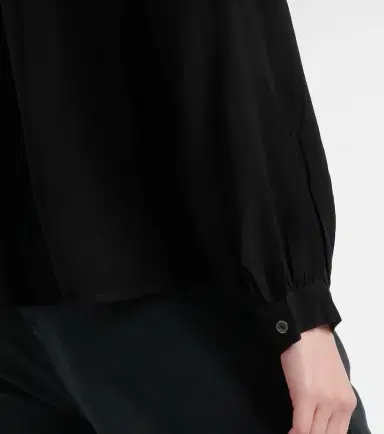 Velvet Gabrielle draped rayon challis blouse | Thumbnail 4
