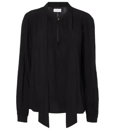 Velvet Gabrielle draped rayon challis blouse | Thumbnail 1