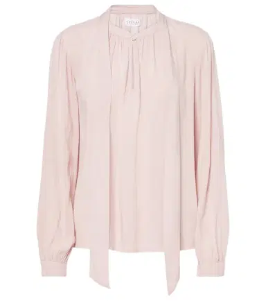 Velvet Gabrielle draped rayon challis blouse | Thumbnail 1
