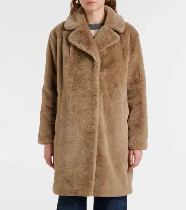Velvet Evalyn faux fur coat | Thumbnail 3