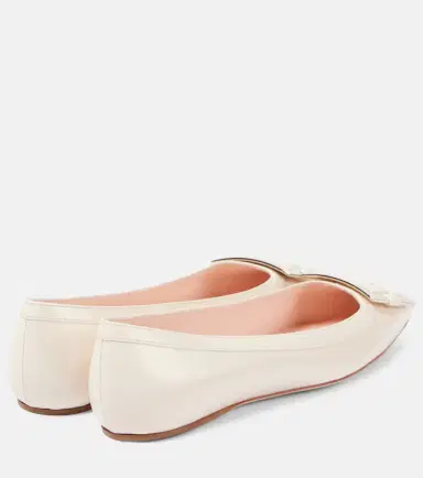 Roger Vivier Trompette Ball leather ballet flats | Thumbnail 3
