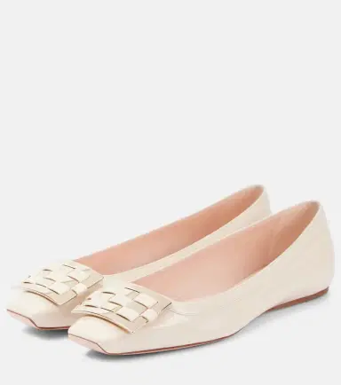Roger Vivier Trompette Ball leather ballet flats | Thumbnail 5