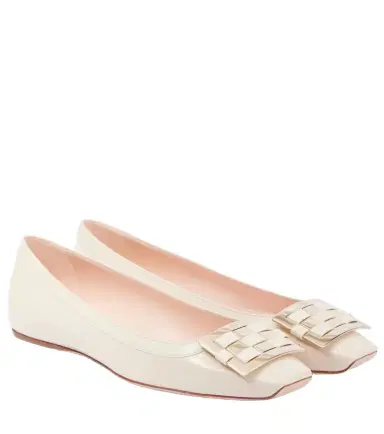 Roger Vivier Trompette Ball leather ballet flats | Thumbnail 1