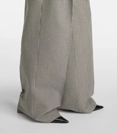 Rohe Róhe Gingham wool-blend wide-leg pants | Thumbnail 4