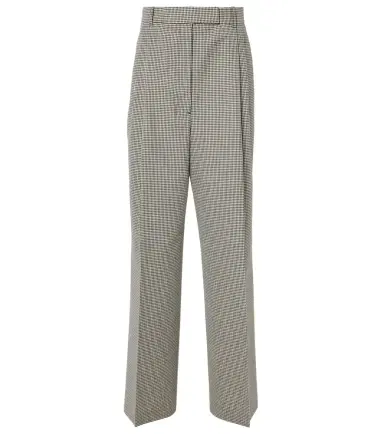 Rohe Róhe Gingham wool-blend wide-leg pants | Thumbnail 1