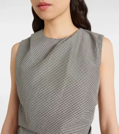 Rohe Róhe Checked wool-blend top | Thumbnail 2