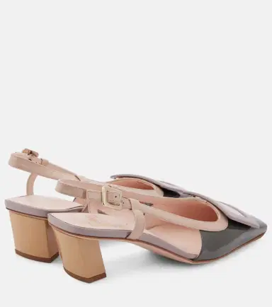 Roger Vivier Belle Vivier patent leather slingback pumps | Thumbnail 3 Roger Vivier Belle Vivier patent leather slingback pumps | Thumbnail 3