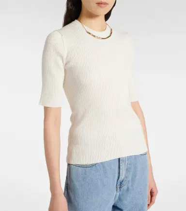 Rohe Róhe Ribbed-knit cotton-blend top | Thumbnail 4