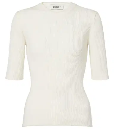 Rohe Róhe Ribbed-knit cotton-blend top | Thumbnail 1
