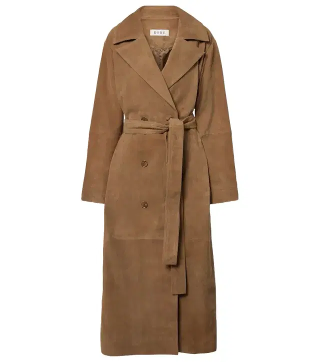 Rohe Róhe Suede wrap coat