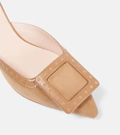 Roger Vivier Viv' in the City 45 suede mules | Thumbnail 2