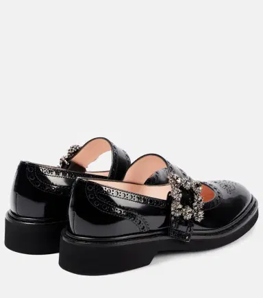 Roger Vivier Viv' Rangers patent leather Mary Jane flats | Thumbnail 5