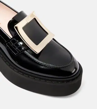 Roger Vivier Viv' Rangers patent leather platform loafers | Thumbnail 4 Roger Vivier Viv' Rangers patent leather platform loafers | Thumbnail 4