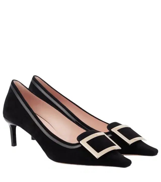Roger Vivier Viv' Canard 55 suede pumps