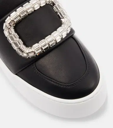 Roger Vivier Puffy Choc leather platform sneakers | Thumbnail 3