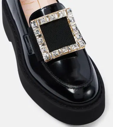 Roger Vivier Viv' Rangers embellished platform loafers | Thumbnail 2