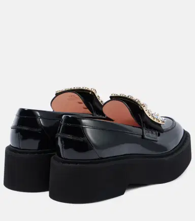 Roger Vivier Viv' Rangers embellished platform loafers | Thumbnail 3