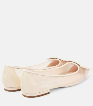 Roger Vivier Gommettine mesh ballet flats | Thumbnail 3