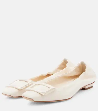 Roger Vivier Belle Vivier leather ballet flats | Thumbnail 3