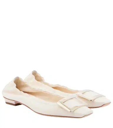 Roger Vivier Belle Vivier leather ballet flats | Thumbnail 1