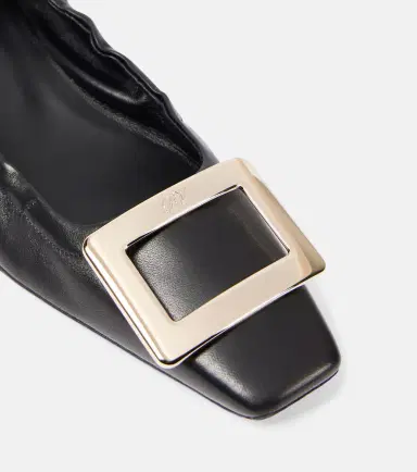 Roger Vivier Belle Vivier leather ballet flats | Thumbnail 3